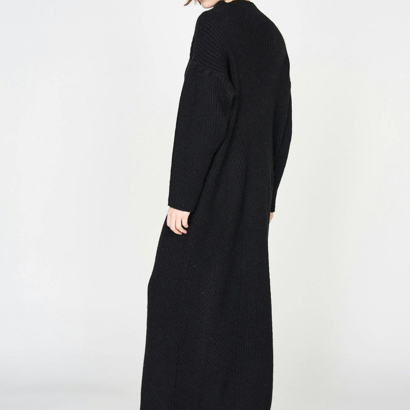 Pichu Pichu Sweater Dress in Black