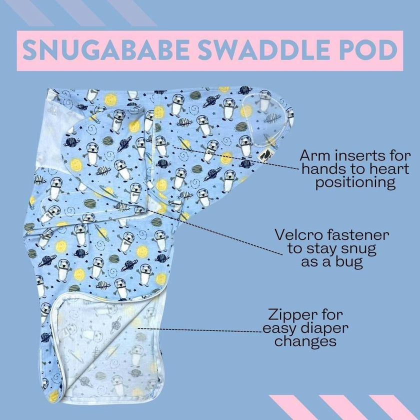 Snugababe Print Swaddle Sleep Pod