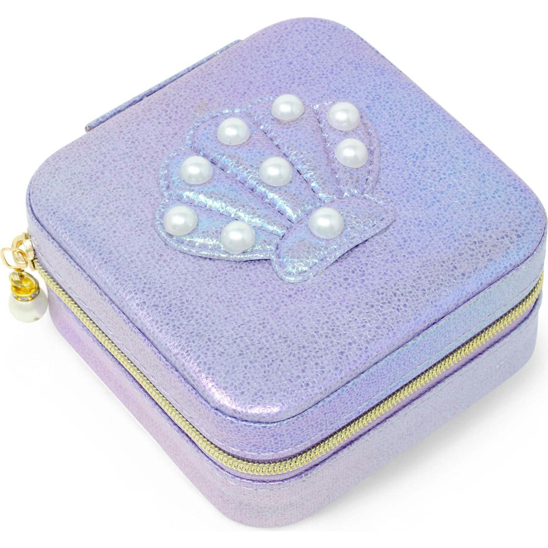 Girl's Mermaid Seashell Pearl Jewelry Box