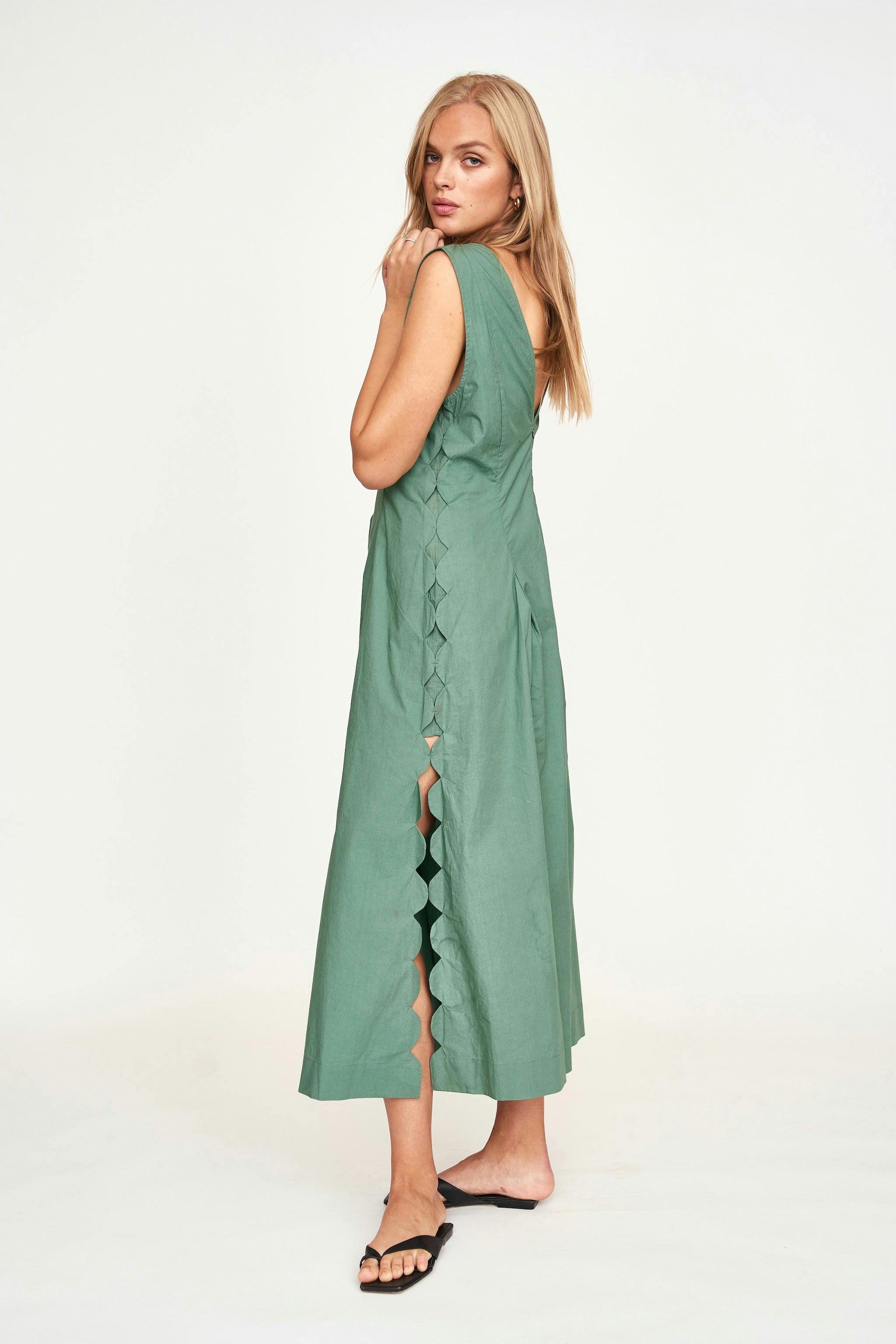 Barcelona Dress in Laurel