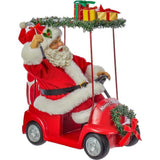 11.25-Inch Fabriché Santa Driving Golf Cart