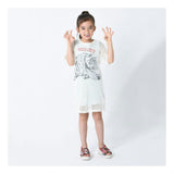 Off White Tiger Print Dress