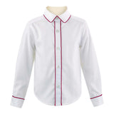 Red Pique Piped Shirt