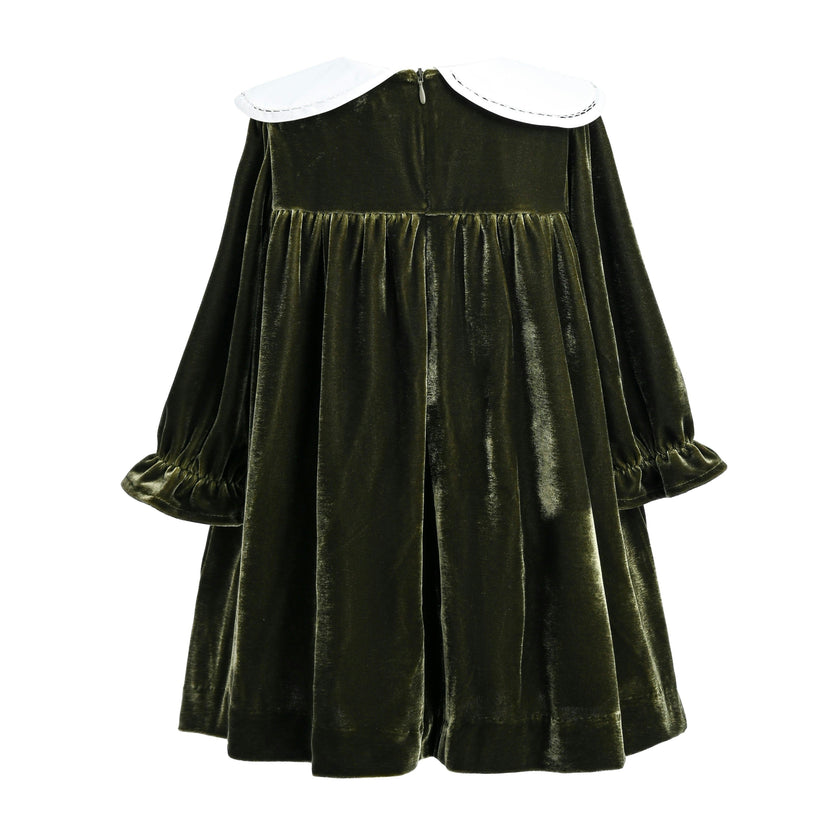 Olive & Petal Velvet Dress