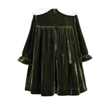 Olive & Petal Velvet Dress