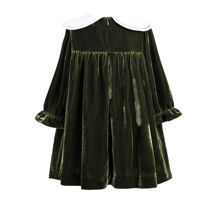 Olive & Petal Velvet Dress