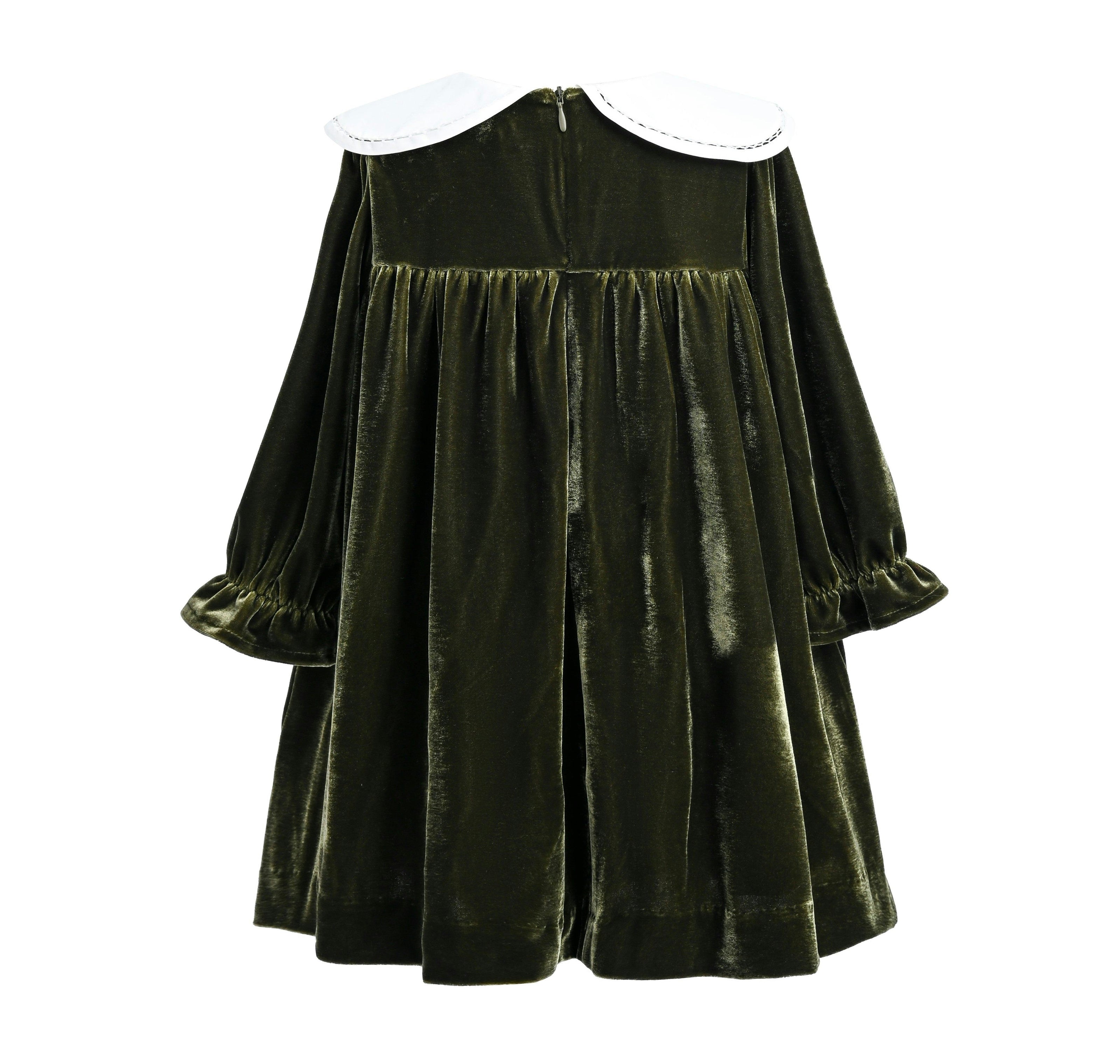 Olive & Petal Velvet Dress