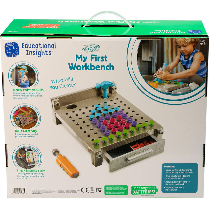 Design & Drill® My First Workbench - Grey