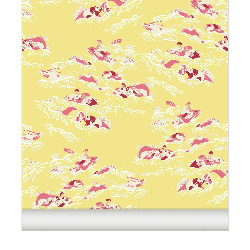 Papier peint Uokawa coloris Rubis