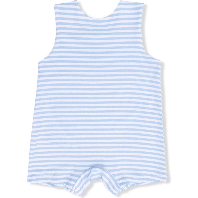 Bubbly Sailboat Stripe - Sleeveless Jon Jon