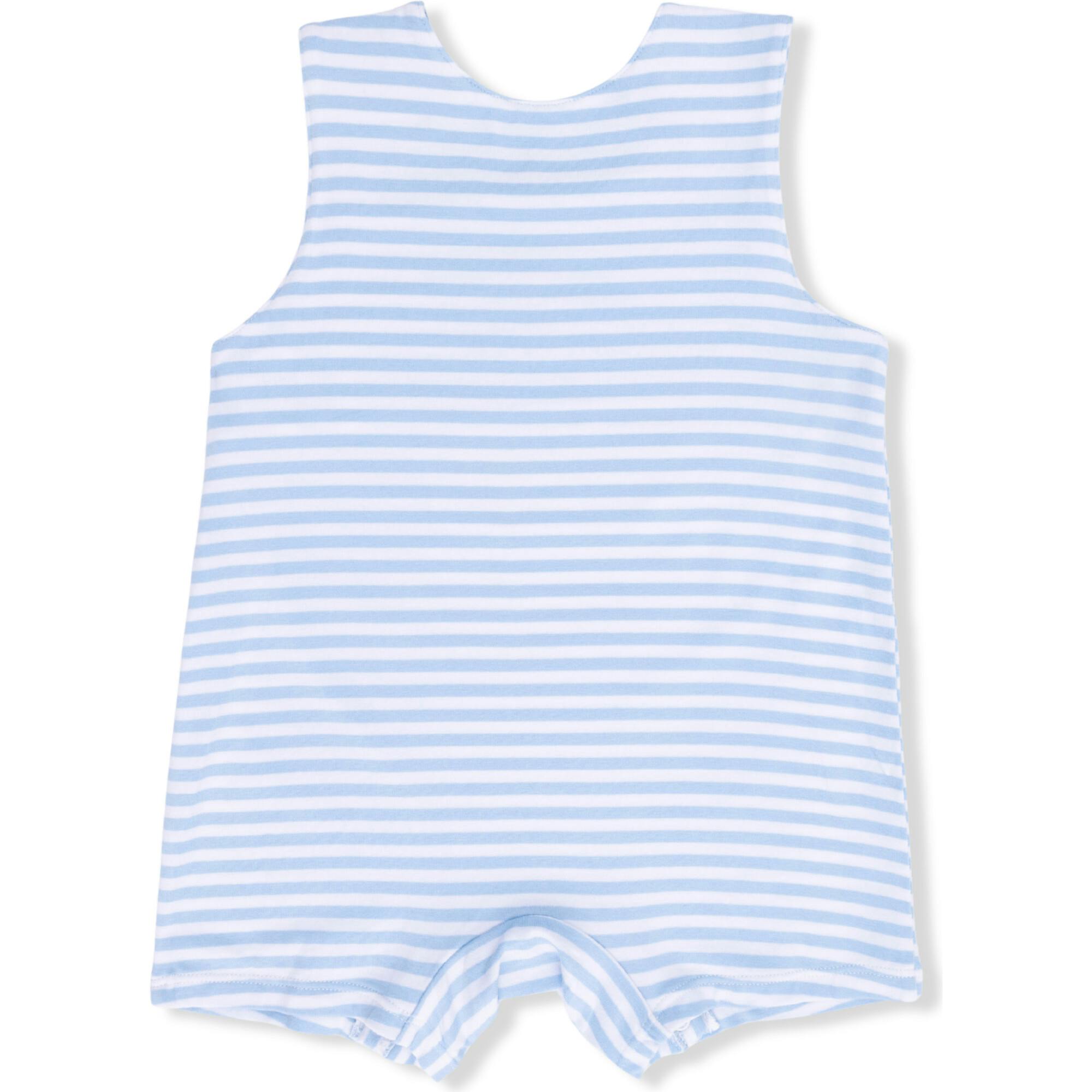 Bubbly Sailboat Stripe - Sleeveless Jon Jon