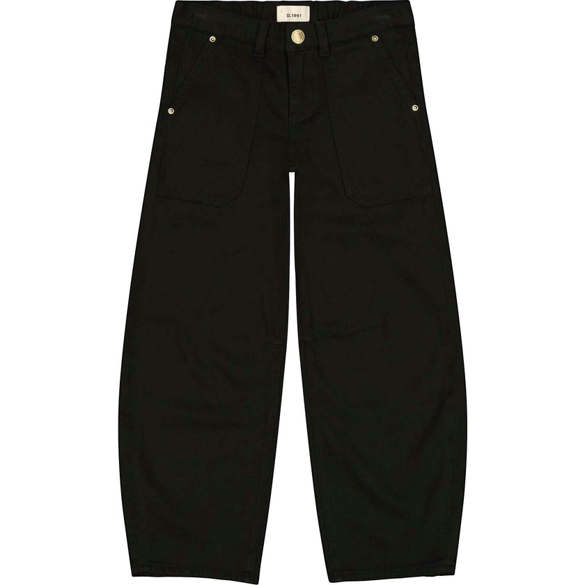 Lilia Barrel Pull-On Jeans |  Flax