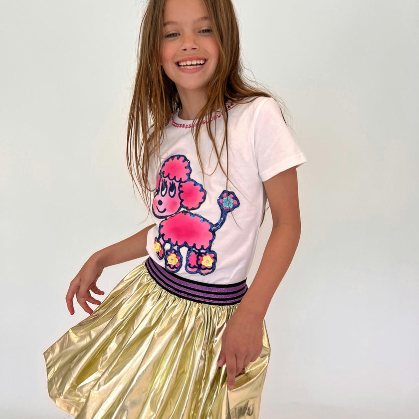 Goldie Foil Skirt