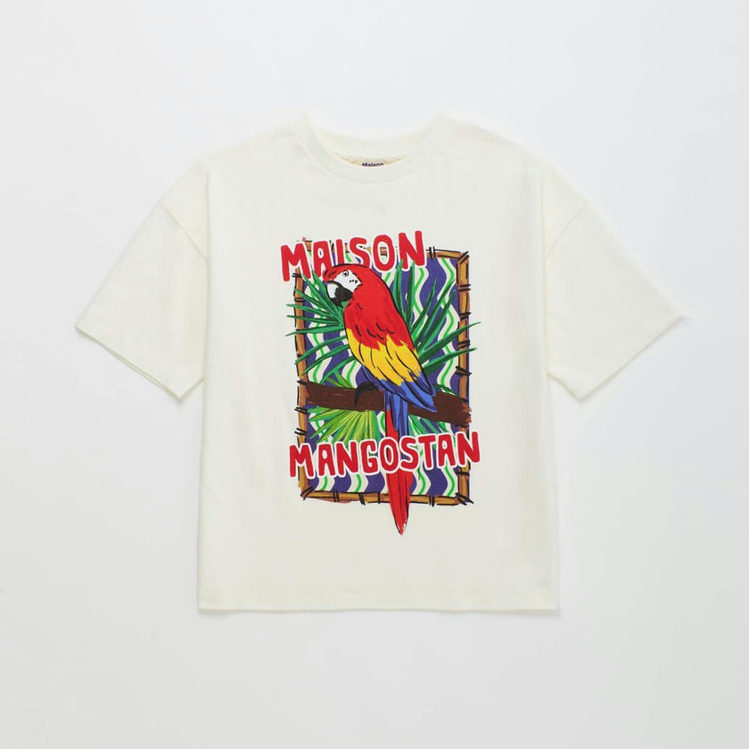 LOROS T-SHIRT CLOUDY WHITE