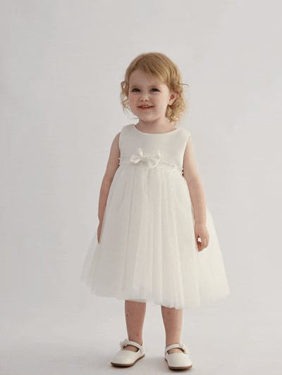 Ivory Oravelle Lace Petal Gown