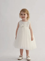 Ivory Oravelle Lace Petal Gown