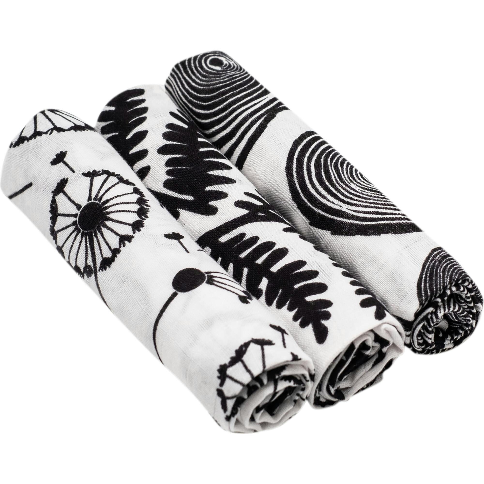 Plant Print Muslins Burp Cloths