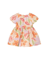 Lavender Baby Dress With Floral Print
