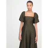 The Matilda Dress - Metallic Brocade