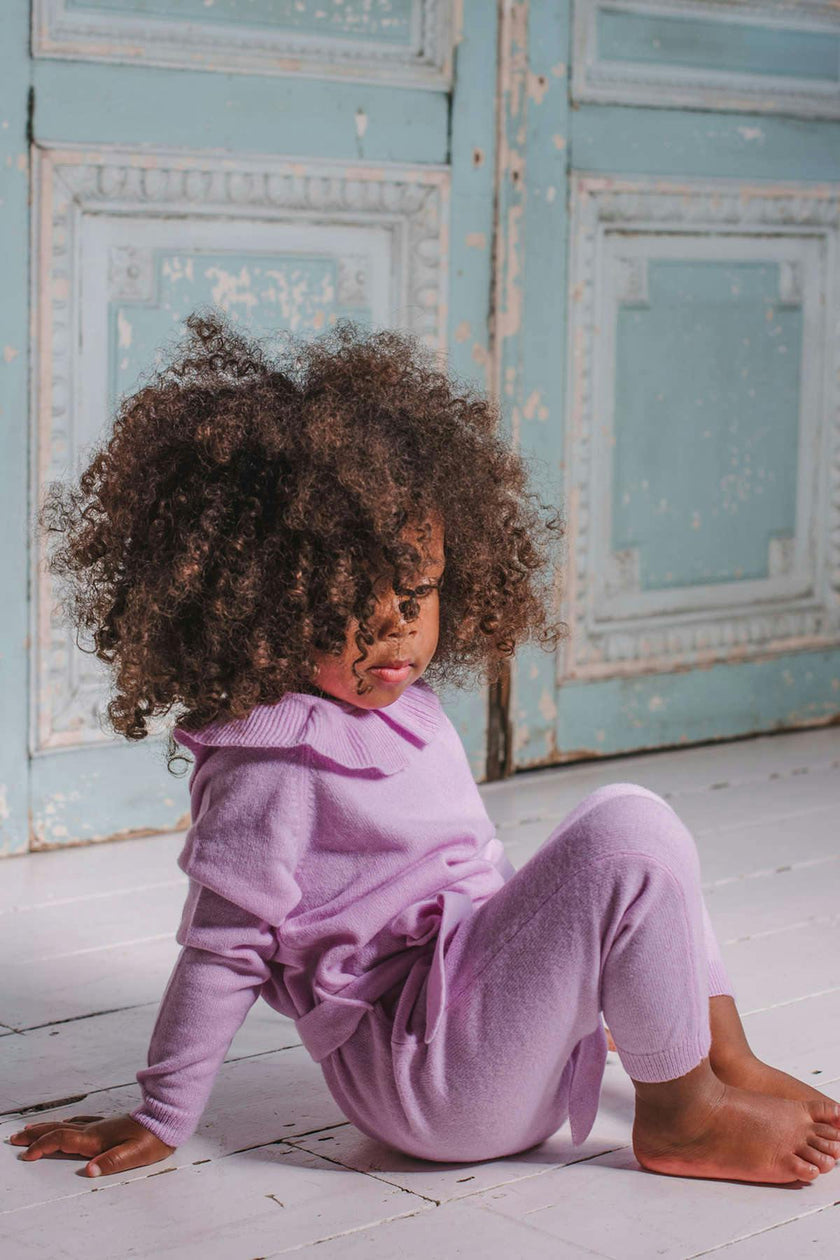 Peter Pan Collared Jumpsuit | 100% Cashmere