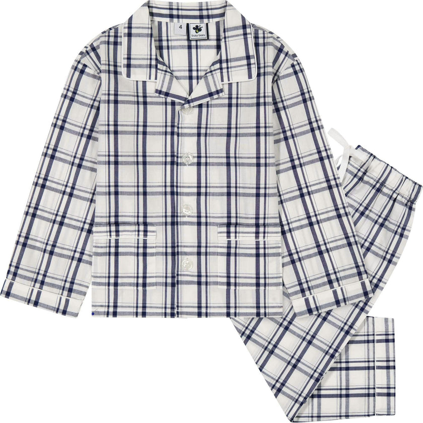 Tucker 2-Piece Long Sleeve Loungewear Set, Plaid