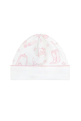 Pink Lone Star Toile Hat