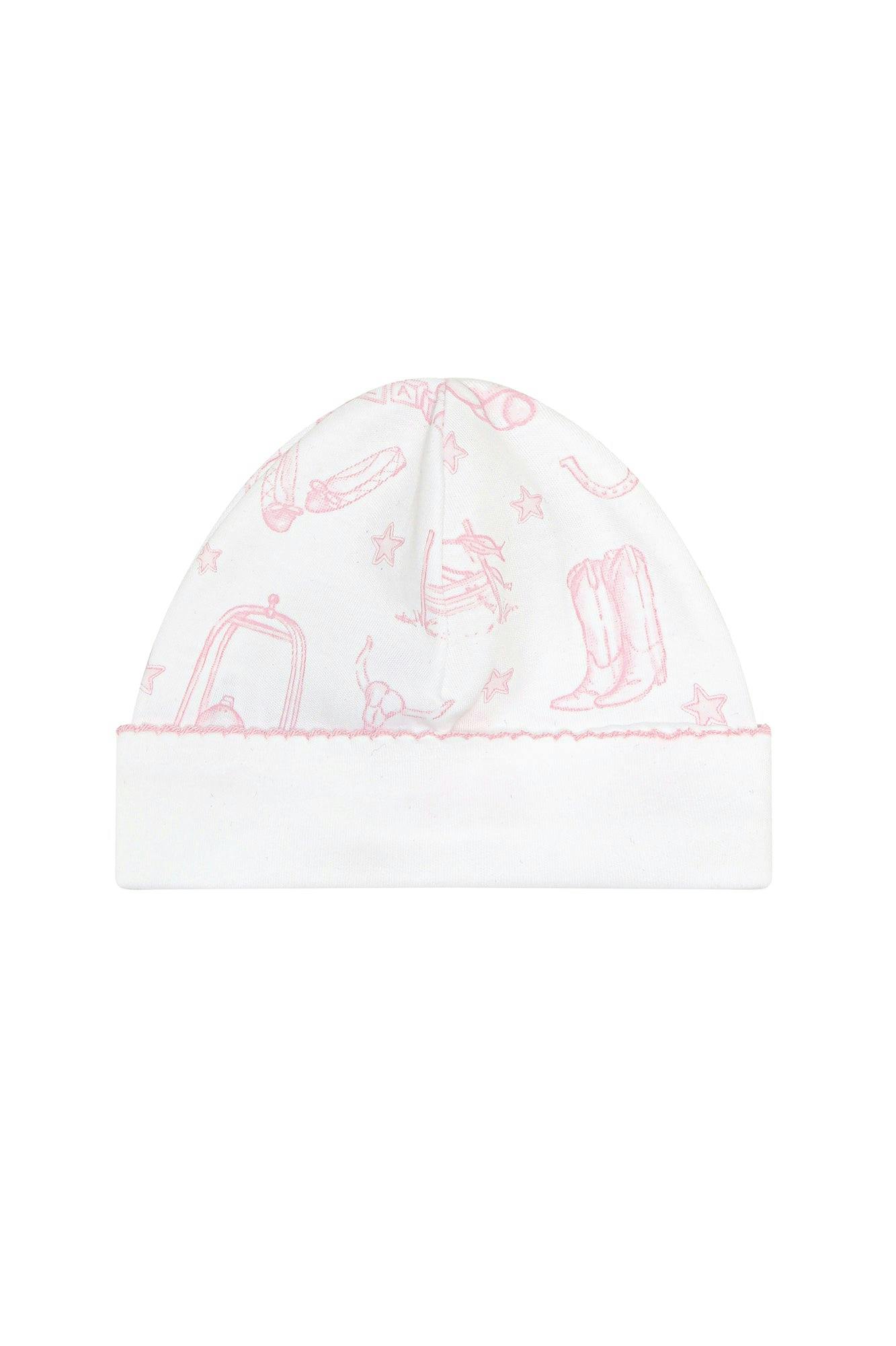 Pink Lone Star Toile Hat