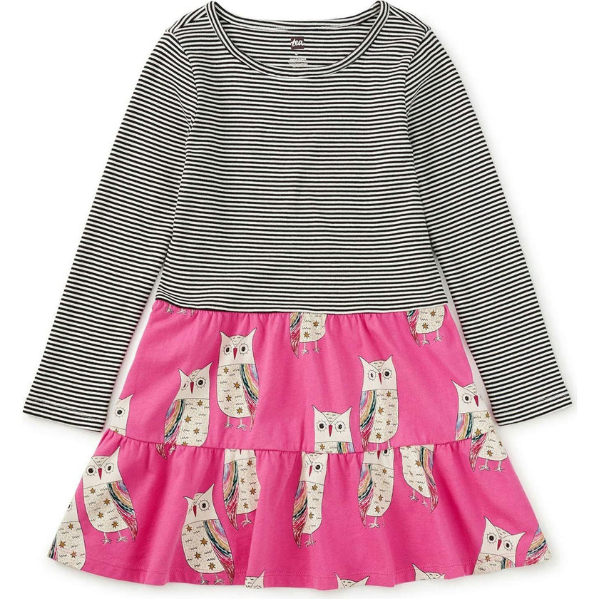 Tiered Skirted Twirl Dress, Multi