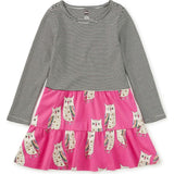 Tiered Skirted Twirl Dress, Multi