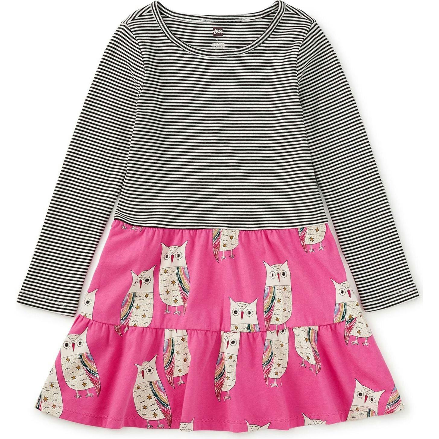 Tiered Skirted Twirl Dress, Multi