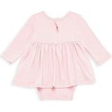 Long Sleeve Bubble Romper With Easter Embroidery