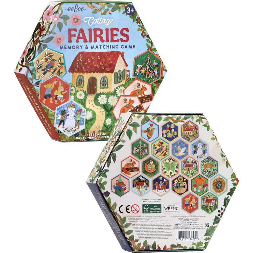 Memory & Matching Game: Cottage Fairies