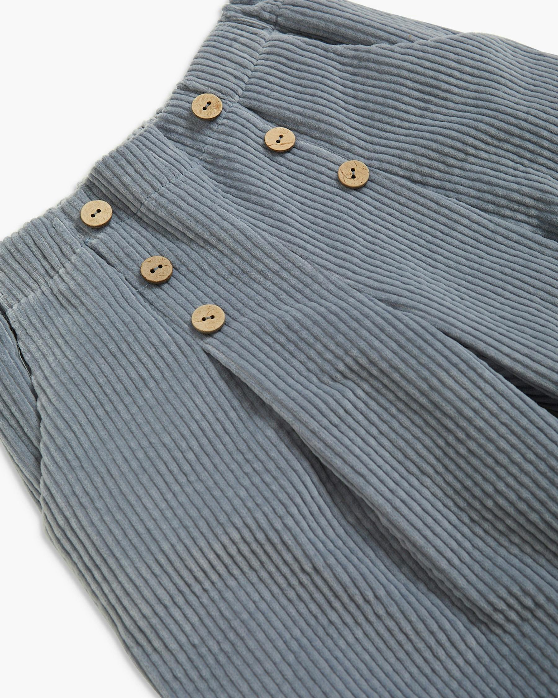 Fleur Trousers Dusty Blue Corduroy