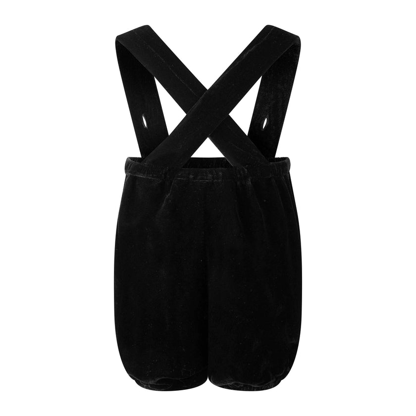 Eloise Infant Silk Velvet Romper Set