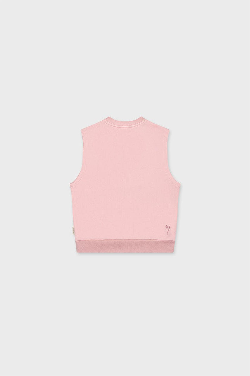 Cotton Sleeveless Sweatshirt