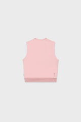 Cotton Sleeveless Sweatshirt