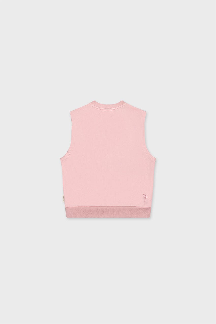 Cotton Sleeveless Sweatshirt