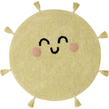 You'Re My Sunshine Tufted Round Rug With Tassels