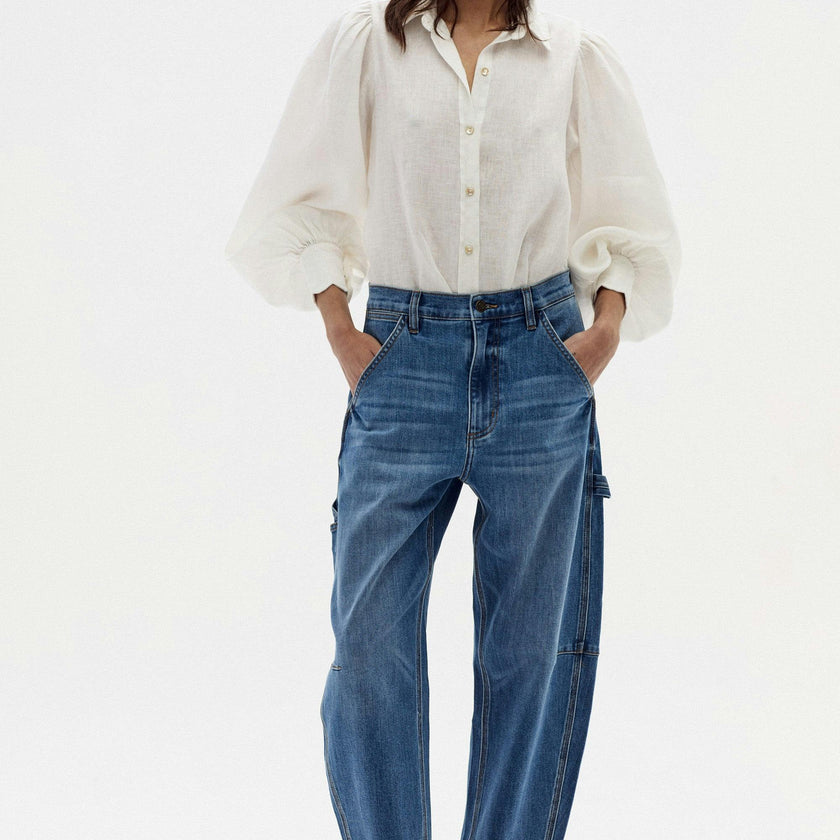 Ambar Denim Pants - Washed Indigo