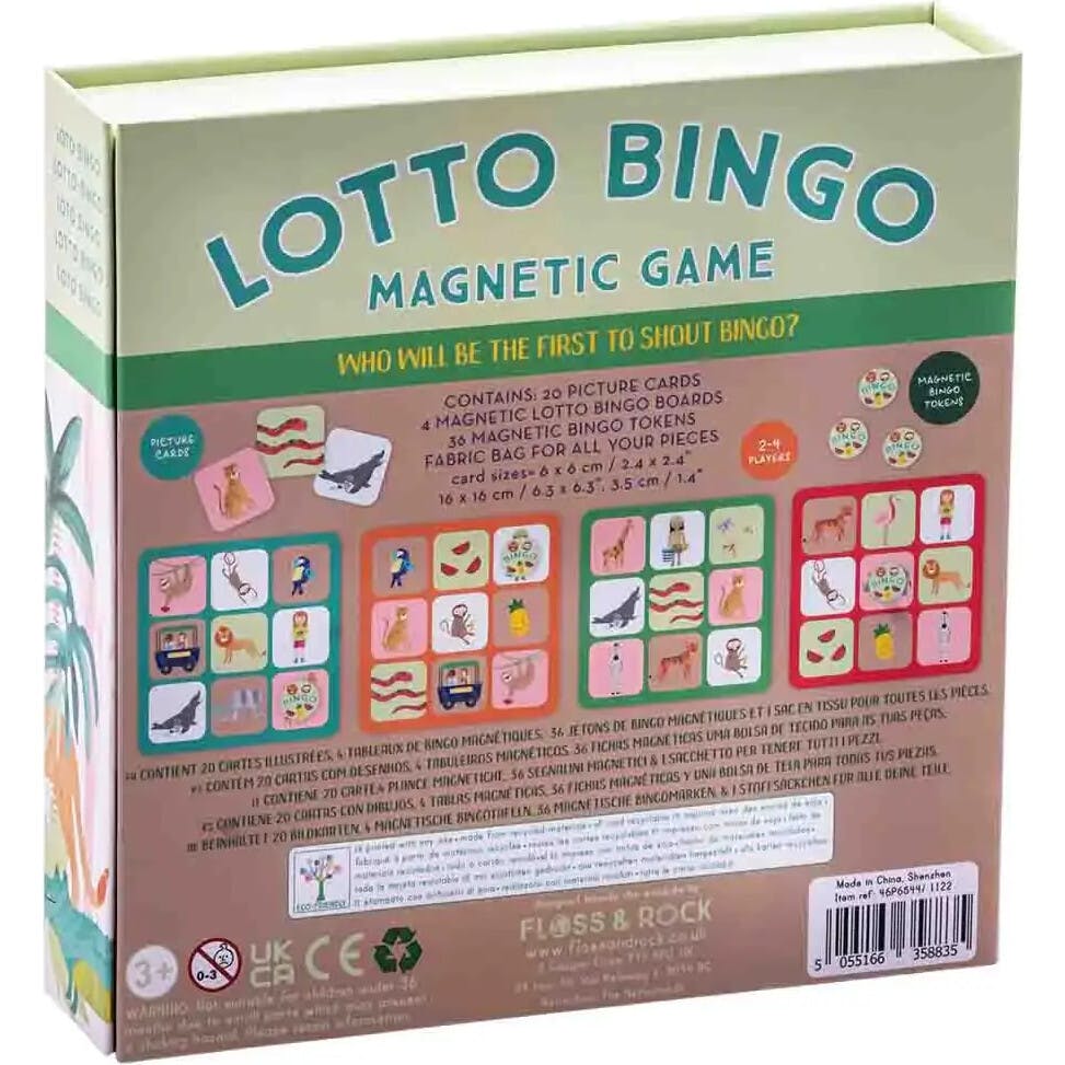 Jungle Magnetic Lotto Bingo