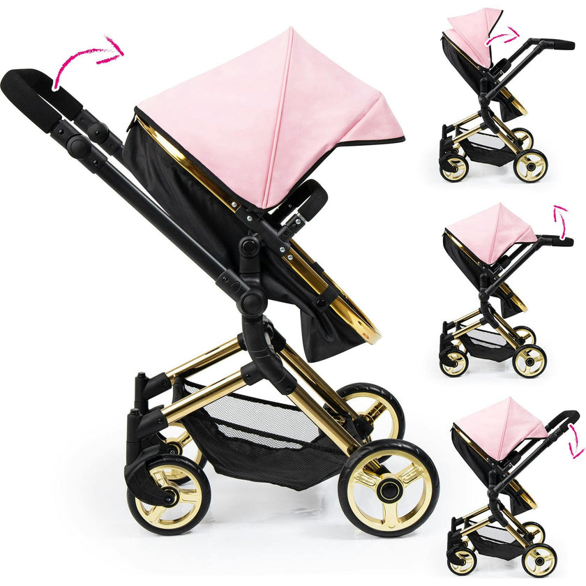 Bayer Design Dolls: Pram Neo Vario - Pink