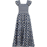 Paloma Women's Maxi Dress Shell Beach Navy, Blue