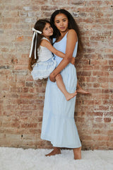 Bella Pastel Blue Heart Maxi