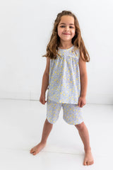 Lemons Girls Pima Cotton Short Pajama Set