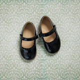 Toddler Aria Ballet Flat | Black Patent Leather
