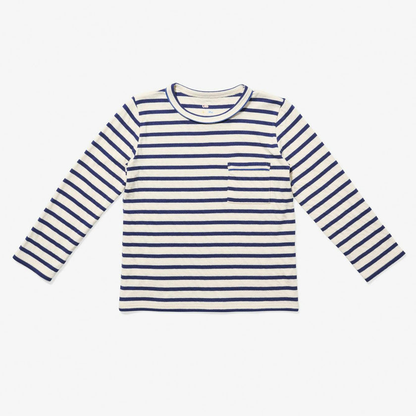 Edward T-Shirt, Navy Stripe