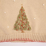 Christmas Tree Sweater in Taupe