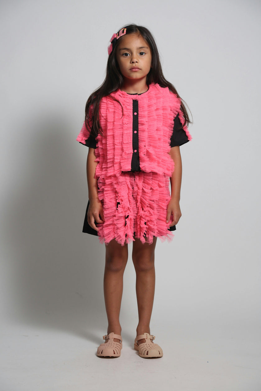 TOULA TIERED RUFFLE BLOUSE