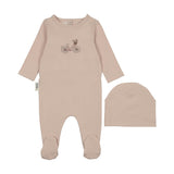 Bicycle Breeze Footie, Baby Pink