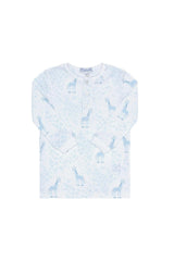 Blue Giraffe Print Pajama